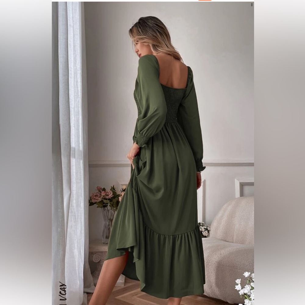 SHEIN Army Green Dress M